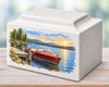 Runabout Lake Classic MacKenzie Cultured Marble Cremation Urn