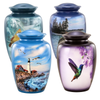 Life in Color Themed Vase Cremation Urn - 4 Pack