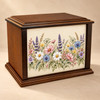 Wildflower Meadow Eternal Reflections Wood Cremation Urn