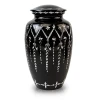 Black Garland Drop Cremation Urn