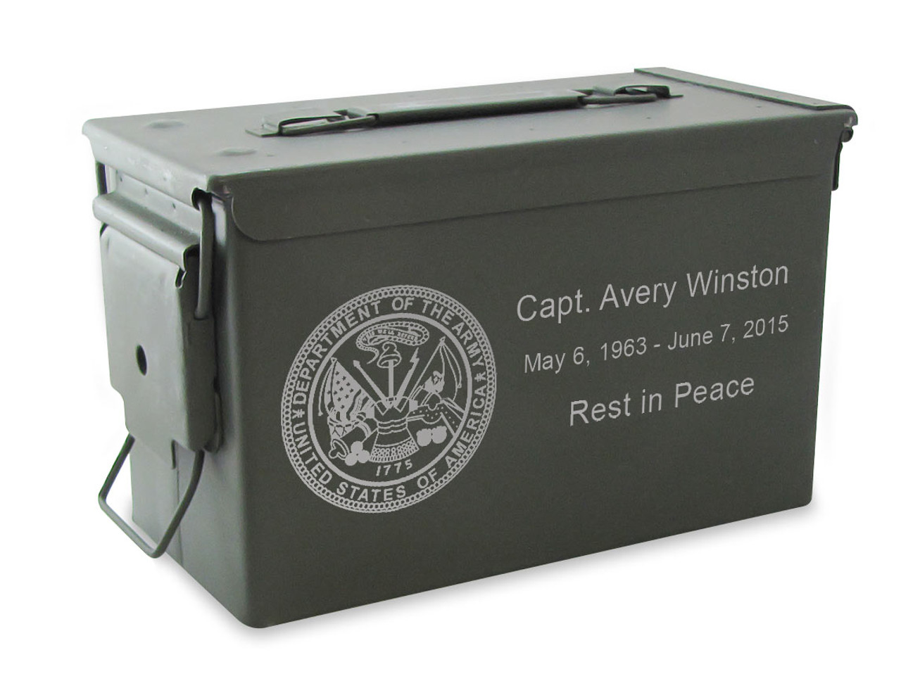 Army M2A1 Ammo Can Cremation Urn