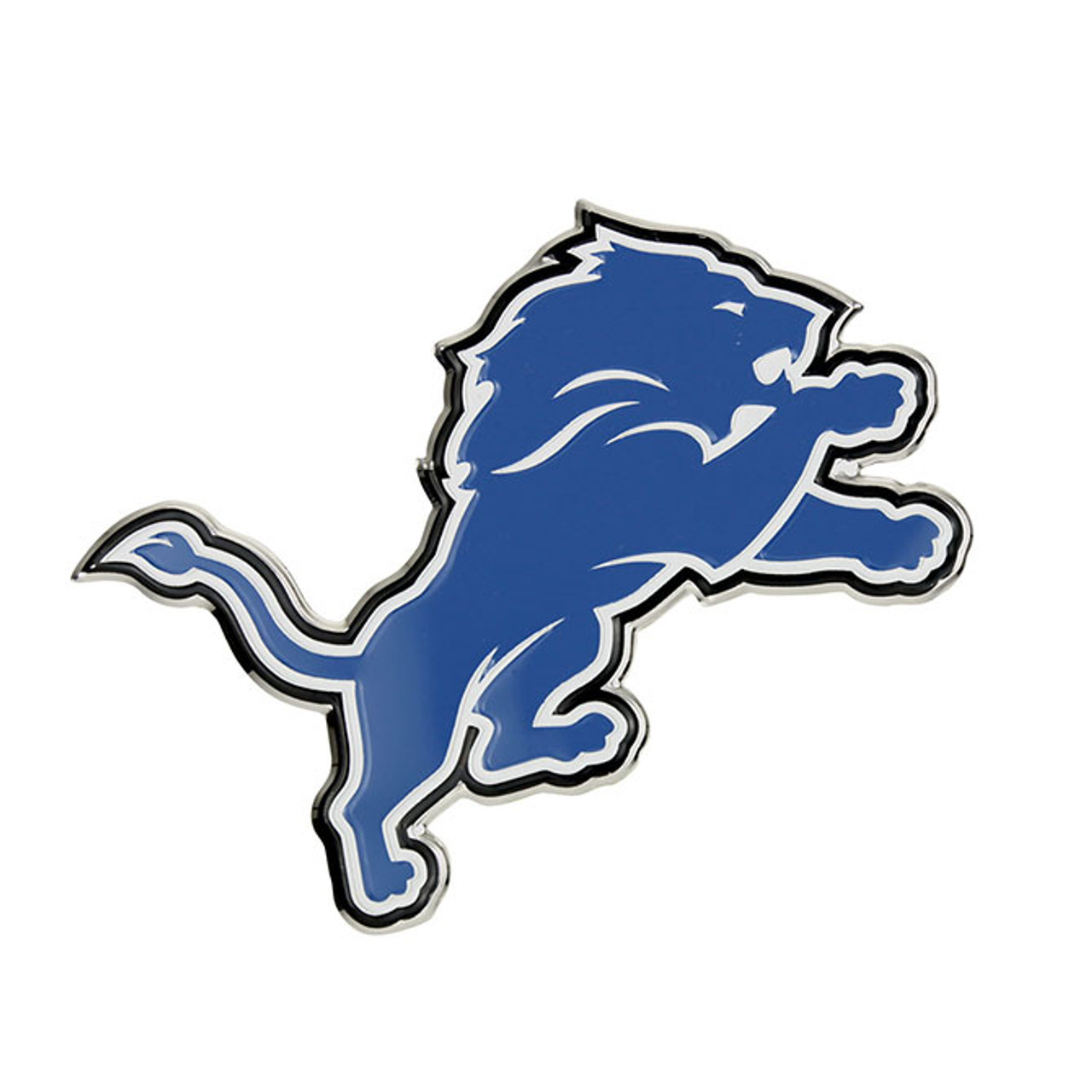 Detroit Lions Aluminum Embossed Football Logo Emblem