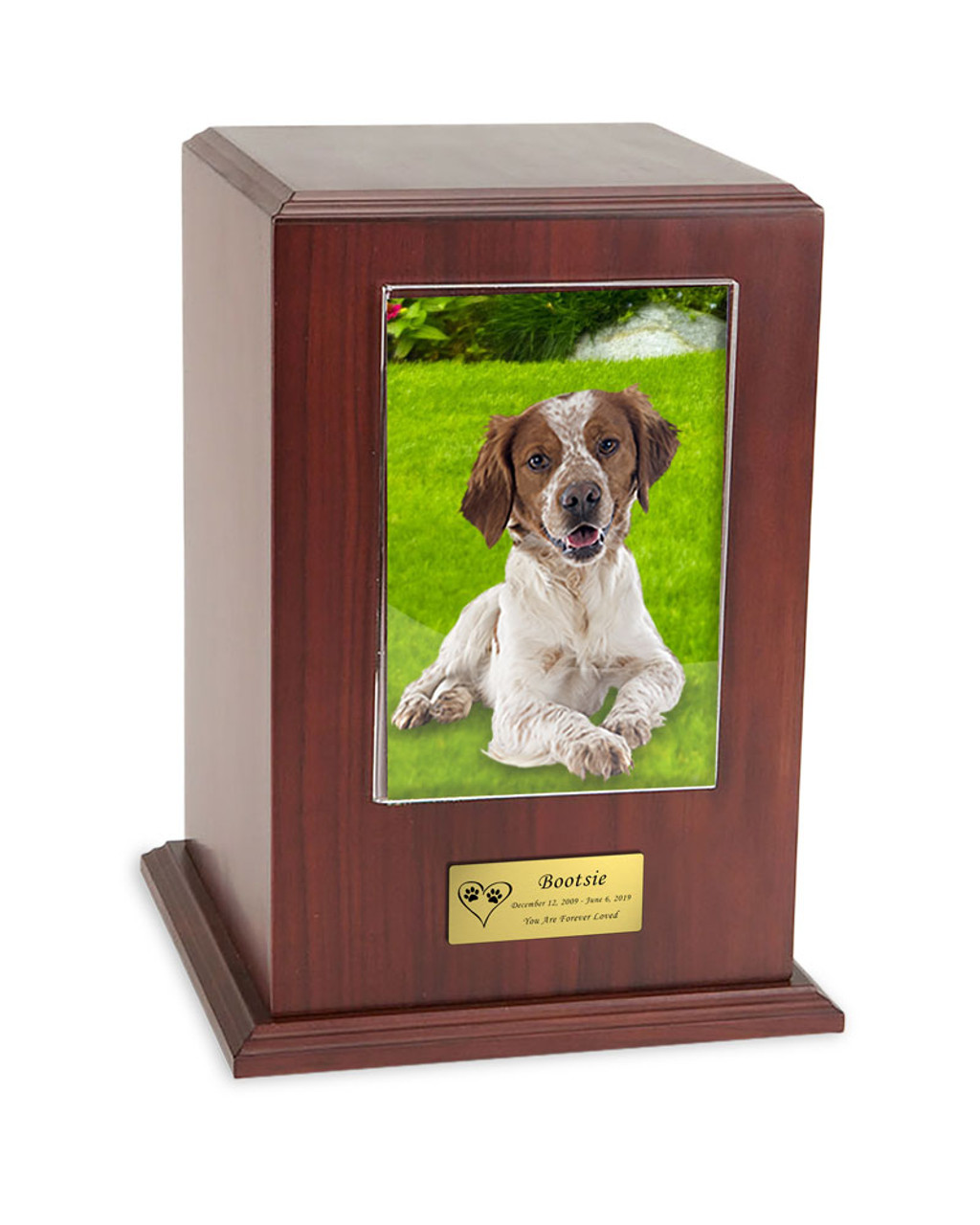 Wood pet deals cremation urns