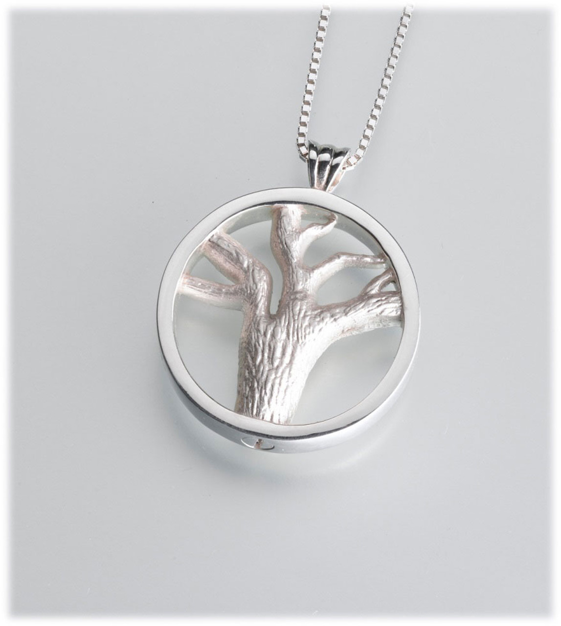 Sterling Silver Tree of Life Cremation Jewelry Pendant