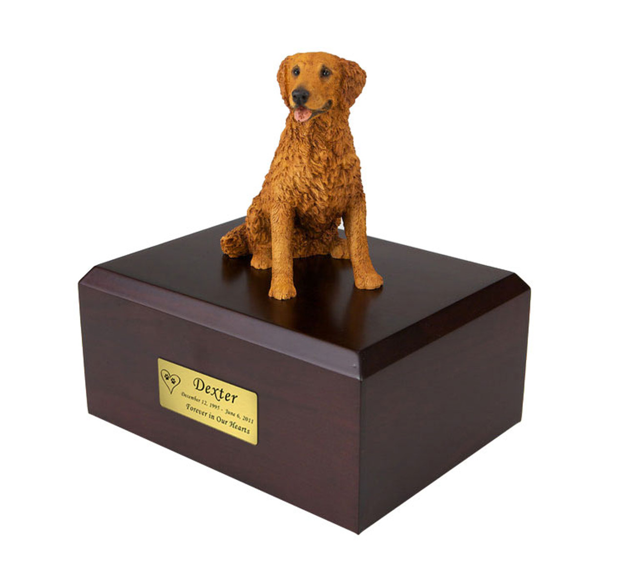 Golden retriever shop urn