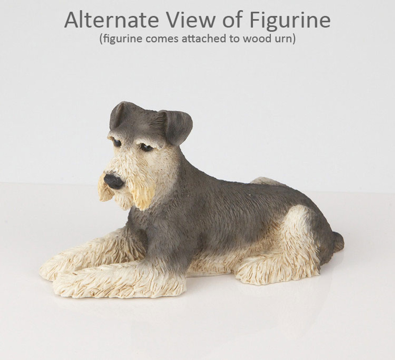 Schnauzer Dog Figurine Pet Cremation Urn - 197