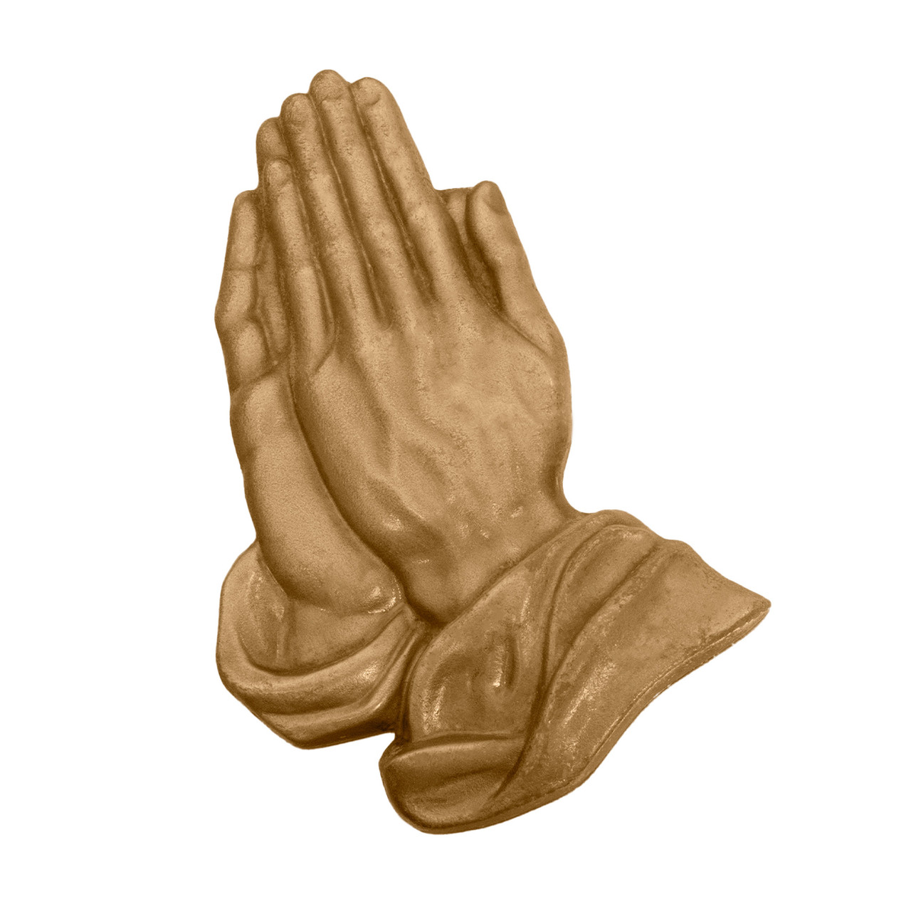 Praying Hands Metal Applique
