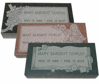 Traditional Granite Cemetery Grave Markers