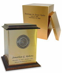 Sheet Bronze Cremation Urns - Engravable