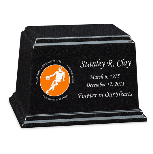 Basketball Granite Ark Cremation Urn
