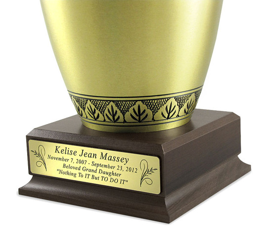 Pedestal With Nameplate - 3 Sizes