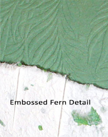 Embossed Fern Journey Water Biodegradable Cremation Urn - 3 Sizes