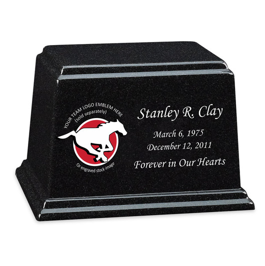 Football Granite Ark Cremation Urn