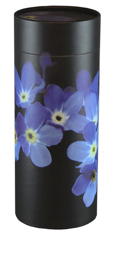 Forget Me Not Eco Friendly Cremation Urn Scattering Tube in 2 Sizes