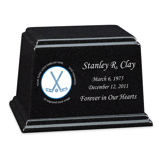 Hockey Granite Ark Cremation Urn