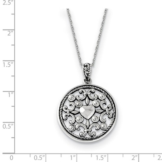 A Friend for All Seasons Sterling Silver Memorial Jewelry Pendant