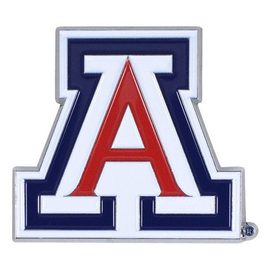 Arizona Aluminum Embossed NCAA College Logo Emblem