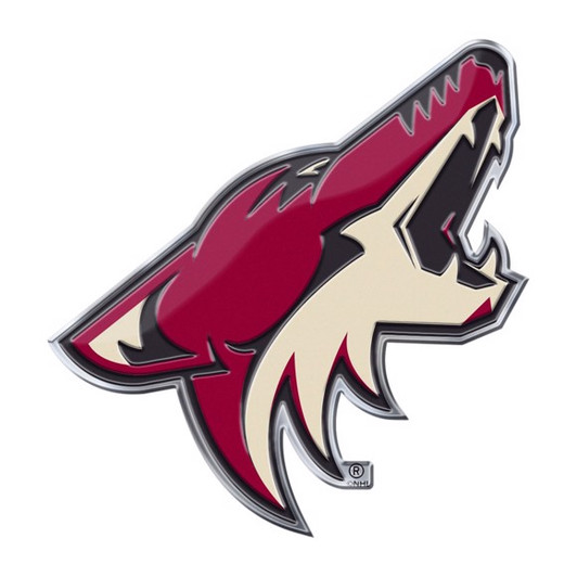 Arizona Coyotes Aluminum Embossed Hockey Logo Emblem