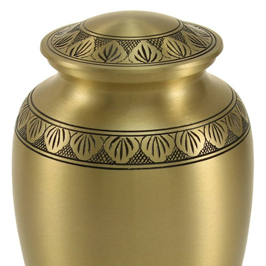 Athena Bronze Brass Cremation Urn - Engravable