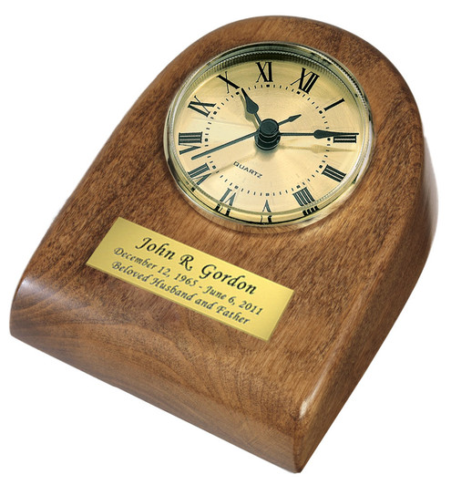 Autumn Mini-Clock Wood Keepsake Cremation Urn