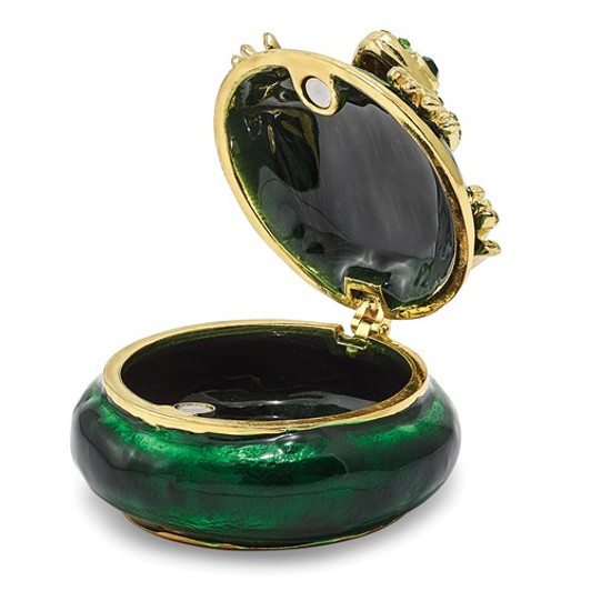 Bejeweled Frog On Keepsake Box