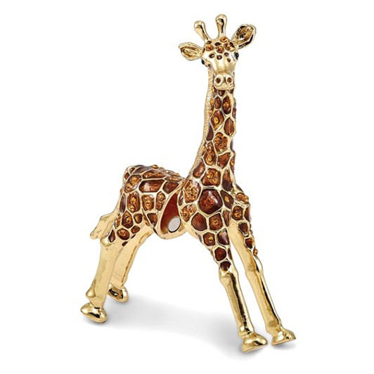 Bejeweled Standing Giraffe Keepsake Box