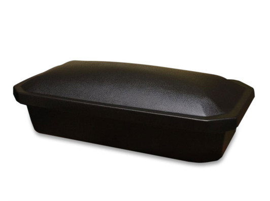 24 Inch Black with Gold Standard Pet Casket for Cat Dog Or Other Pet