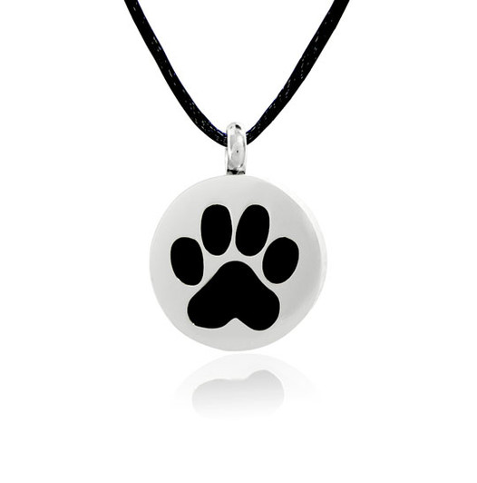 Pet Name Necklace With Paw Print | Centime Gift