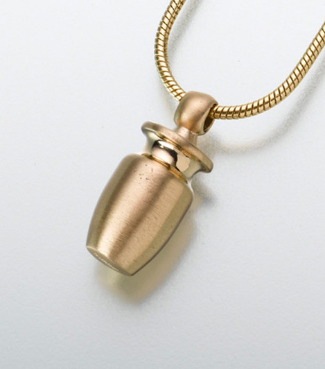 Brass Small Urn Cremation Jewelry