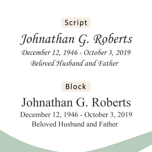 Butterflies Bronze Overlap Top Niche Cremation Urn