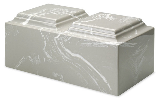 Silver Gray Companion Cremation Urn