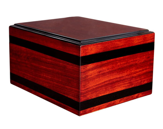 Chantilly Dark Cherry Wood Cremation Urn