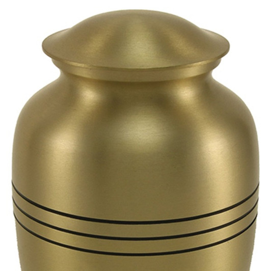 Classic Bronze Brass Cremation Urn - Engravable