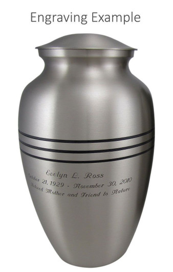 Elite Onyx Brass Keepsake Cremation Urn - Engravable