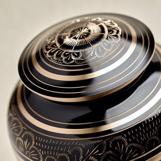 Elite Radiance Brass Cremation Urn