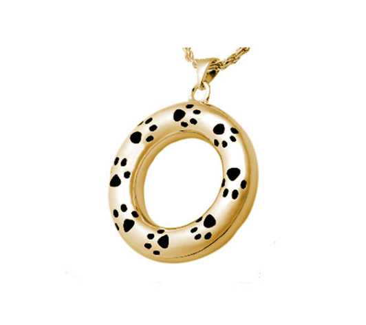 Eternity Pet Cremation Jewelry in Solid 14k Yellow Gold or White Gold