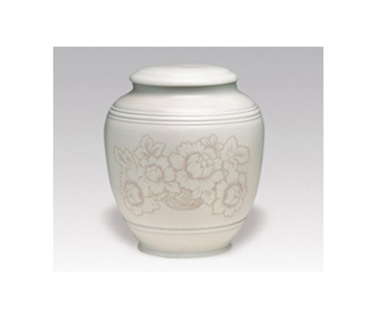 Flower Classica Porcelain Keepsake Cremation Urn