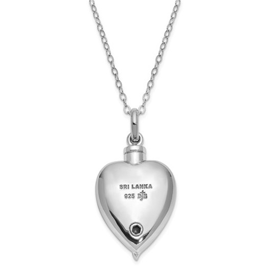 Forever My Baby Sterling Silver Cremation Jewelry Necklace