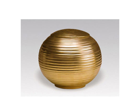 Gold Sfera Porcelain Keepsake Cremation Urn