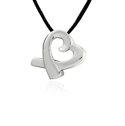 Heart Slider Stainless Steel Cremation Jewelry Pendant Necklace