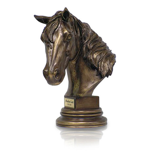 Horse Head and Neck Resin Sculpture Keepsake Pet Cremation Urn