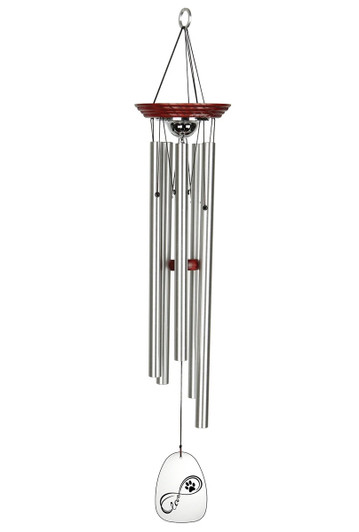 Infinity Paw Memorial Wind Chime Cremation Urn