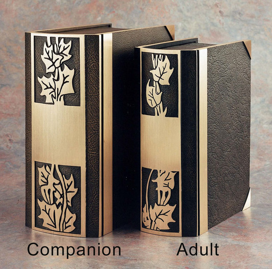 Ivy Book Cast Bronze Cremation Urn