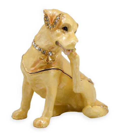 Labrador Dog Jeweled Keepsake Cremation Urn