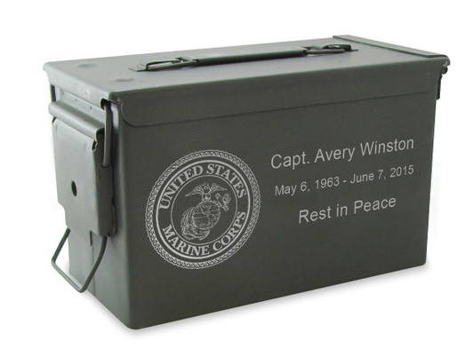 Marine Corps M2A1 Ammo Can Cremation Urn