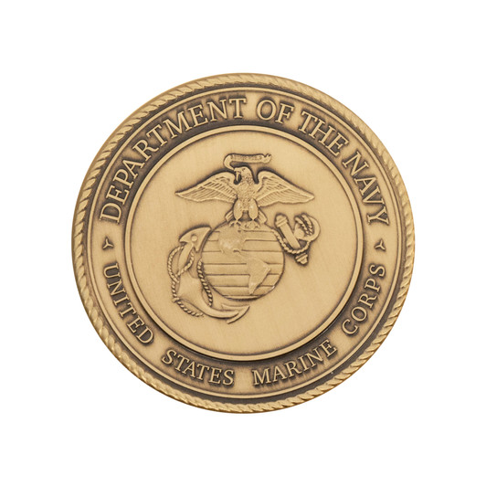 Marine Corps Medallion Bronze Cremation Urn