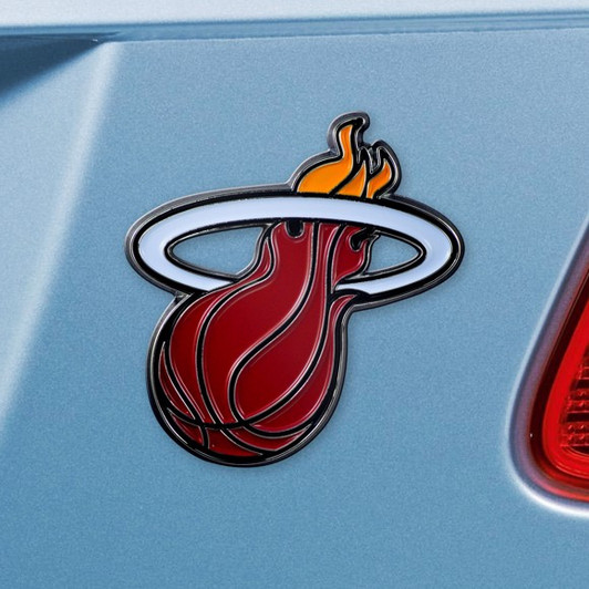 Miami Heat Aluminum Embossed Basketball Logo Emblem