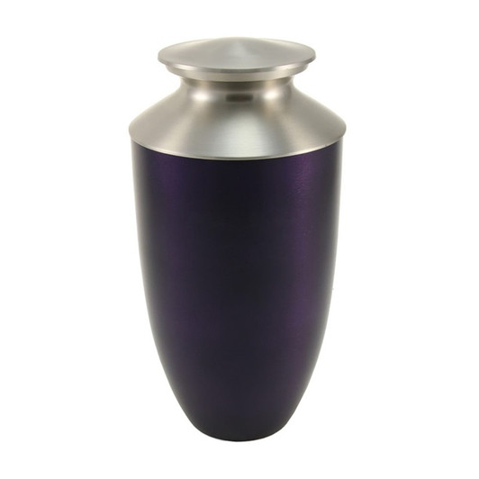 Monterey Purple Brass Cremation Urn