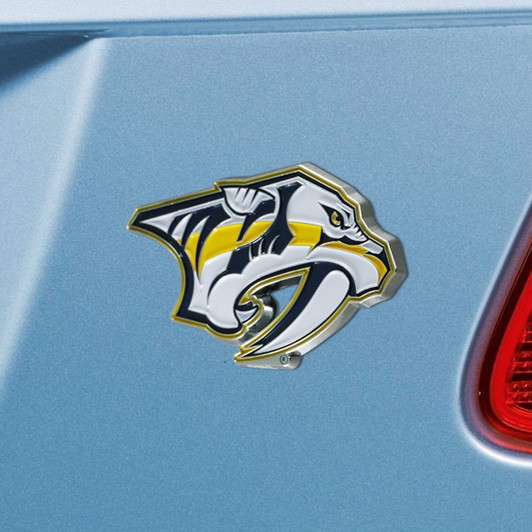 Nashville Predators Aluminum Embossed Hockey Logo Emblem