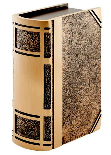 Classic Bronze Book Cremation Urn